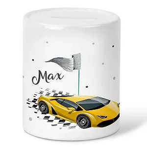 Скарбничка Mikalino Дитяча Гоночний автомобіль керамічна - Фото 1