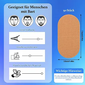 Пластир для рота SPOKKI 50 шт. для сну, Преміум стрічка для рота для сну, Антихрап synthetic.ua - Фото 1