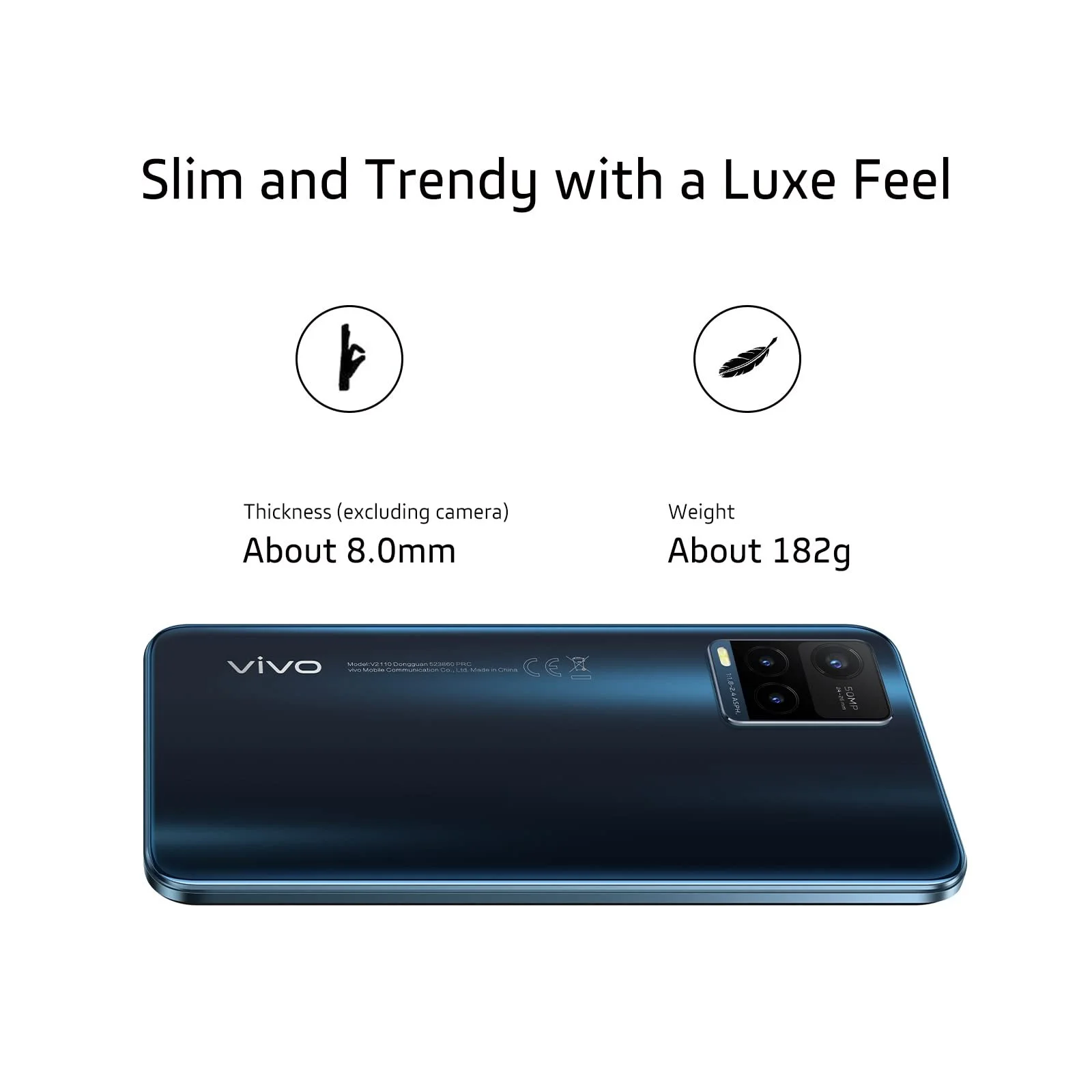 Смартфон vivo Y21s 4 ГБ + 128 ГБ 50 МП 5000 мАг FastCharge 18 Вт Midnight Blue, фото №3 Смартфон vivo Y21s 4 ГБ + 128 ГБ 50 МП 5000 мАг FastCharge 18 Вт Midnight Blue, фото №3