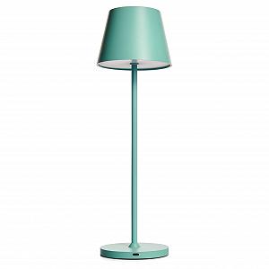 Настільна світлодіодна лампа ROLF KERN Club акумуляторна сенсорна 38 см Turquoise - Фото 1
