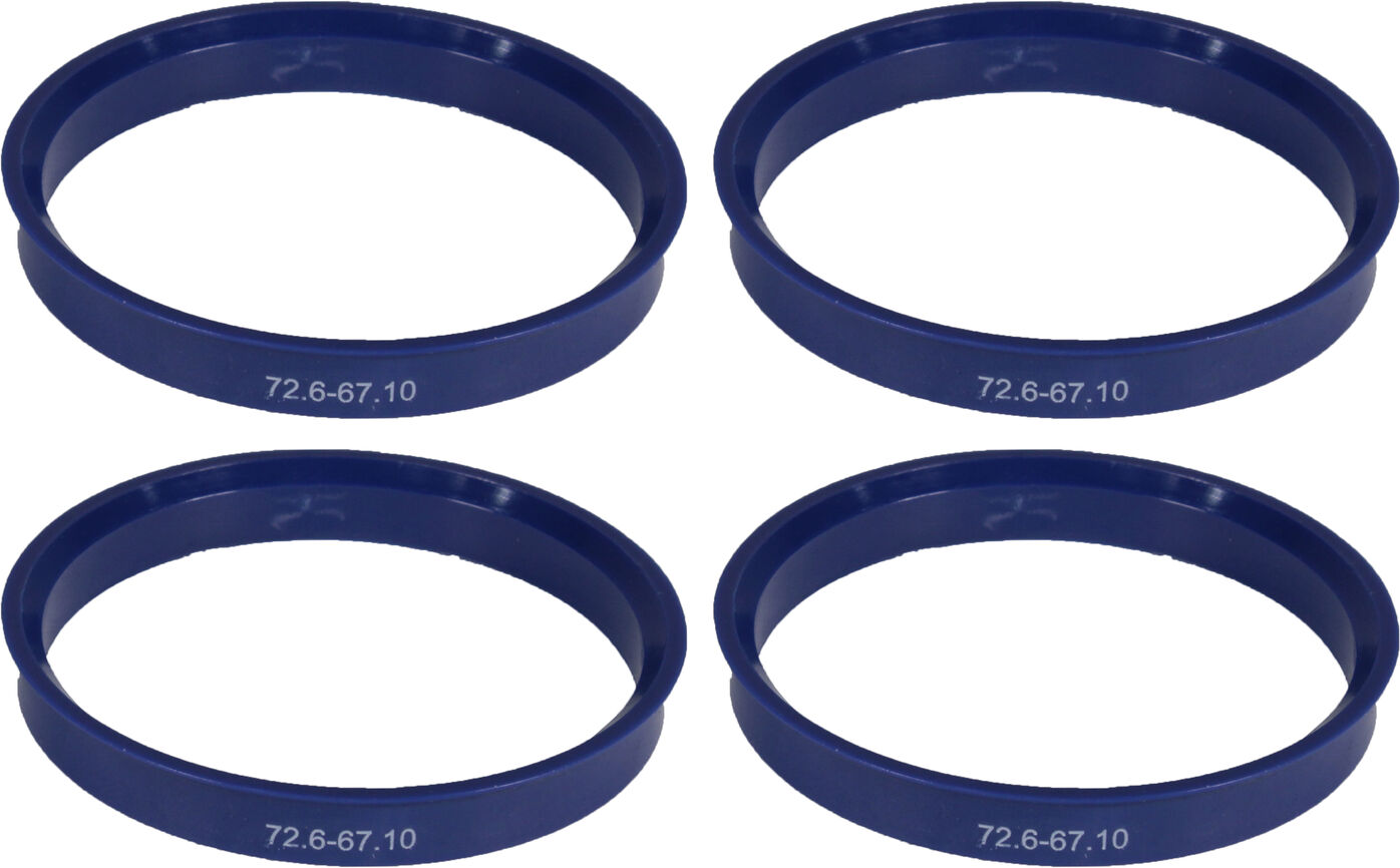 Кільця центрувальні для колісних дисків 72.6-67.1 Walline термопластик WL, фото №1