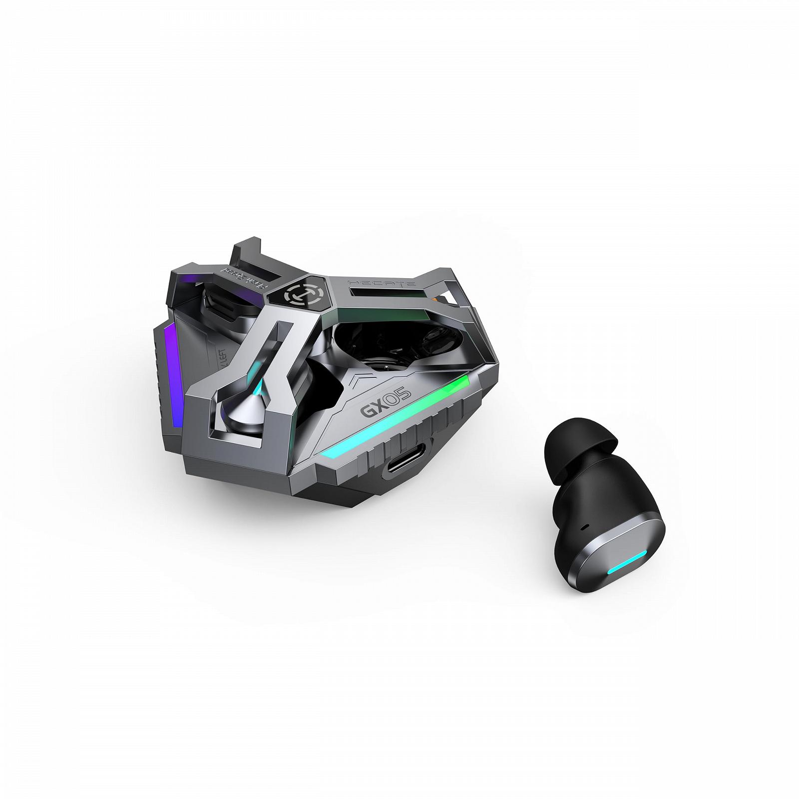 Навушники Edifier HECATE GX05 True Wireless Bluetooth Gaming ANC Ultra Low Latency LHDC Dual MIC RGB Fast Charge, фото №1
