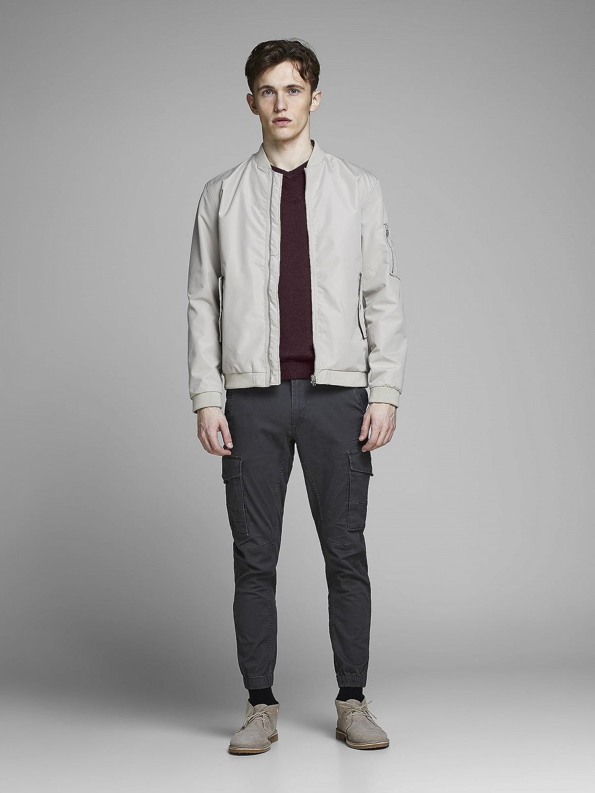 Джемпер з V-подібним вирізом JACK & JONES, фото №4