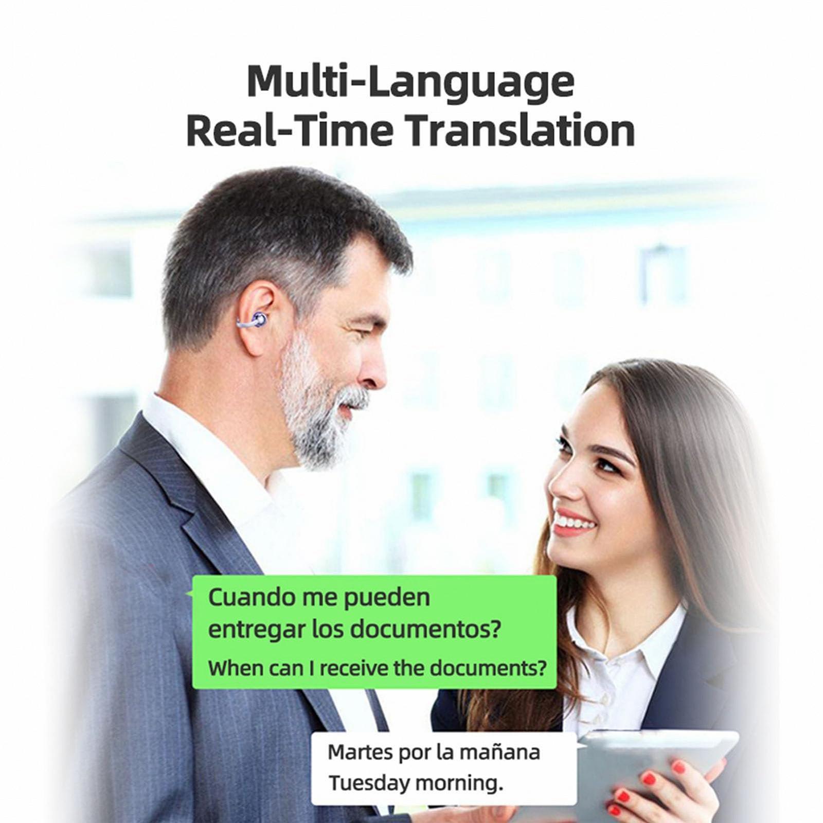 Навушники-перекладачі Фіолетовий, фото №2 Навушники-перекладачі Фіолетовий, фото №2