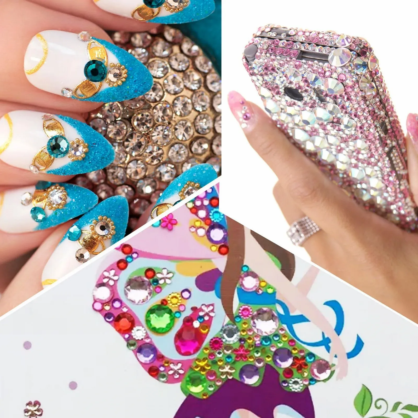 Самоклеящиеся кристаллы Тип 8 шт., фото №7