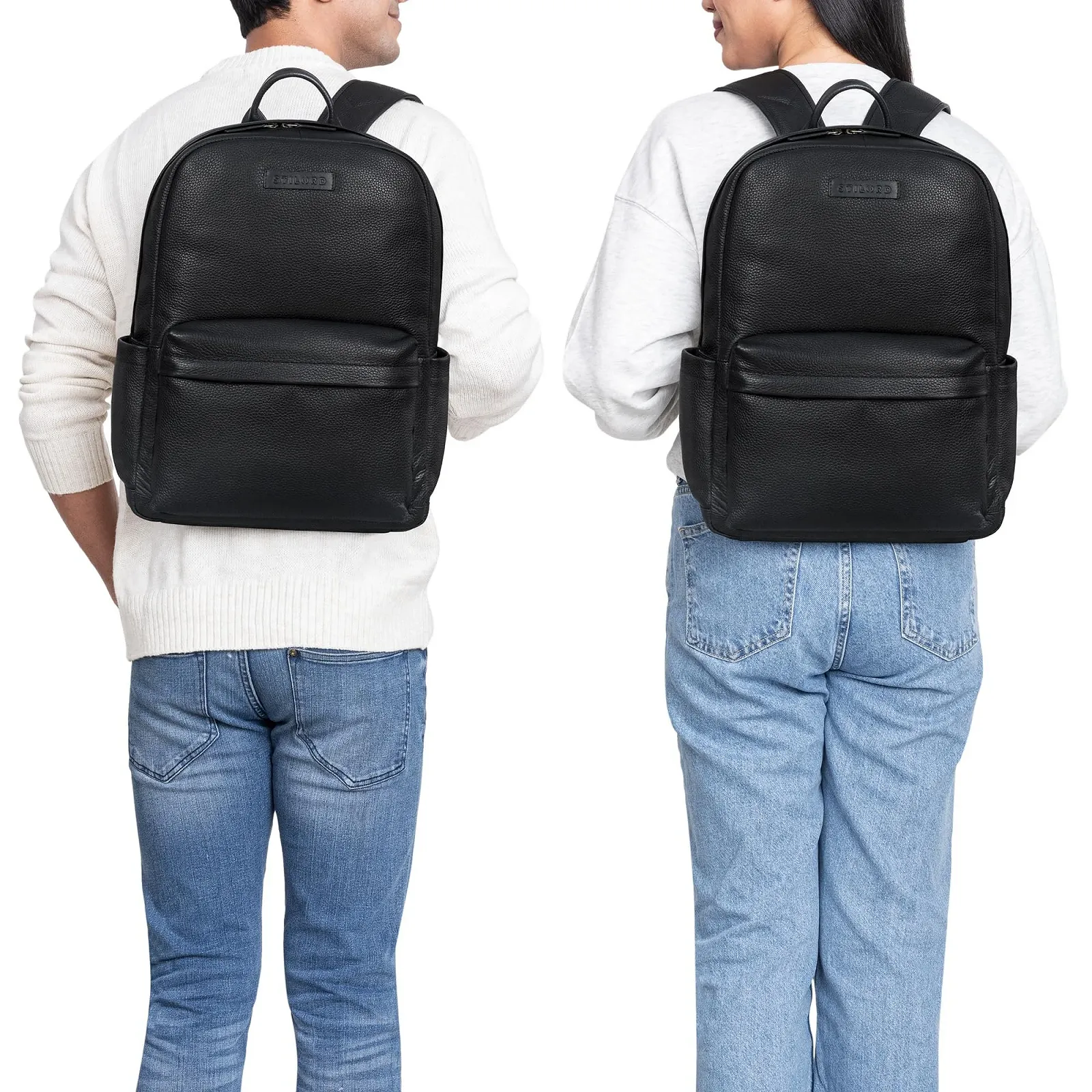 Рюкзак для ноутбука STILORD Alois Classic 15 дюймов Черный, фото №3