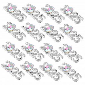 Украшения для ногтей Тип: Шармы NOLITOY 3D Номерные стразы Металлический сплав, хрустальные драгоценные камни - Фото 1