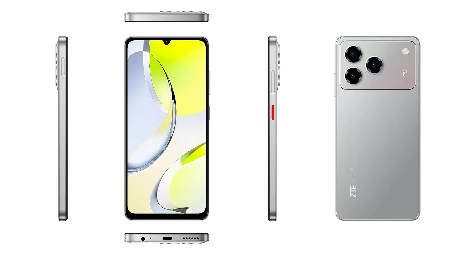 Смартфон ZTE Blade A76 4GB 128GB Сірий, фото №2