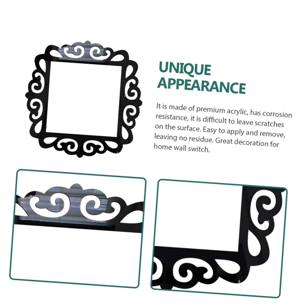 Наклейки на стену Zerodeko защитные для выключателей набор 3 шт. акриловые, фото №7