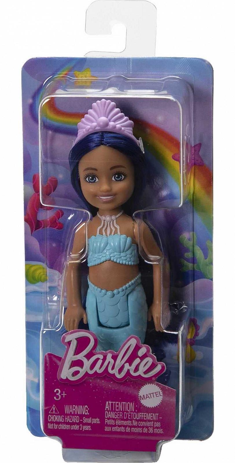 Кукла Barbie Mermaid Chelsea HLC15 15 см Русалка с синими волосами, фото №6