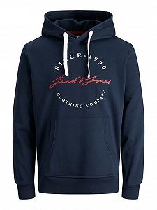 Світшот JJHERRO SWEAT HOOD 12188849-Navy Blazer-Fit:SWEAT Jack&Jones Темно-синій L - Фото 1