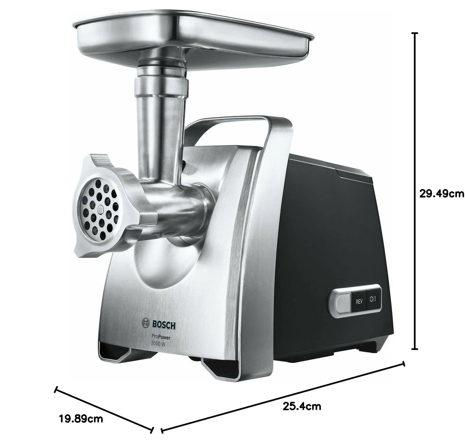 Мясорубка Bosch ProPower MFW68640 2200 Вт Черная, фото №9 Мясорубка Bosch ProPower MFW68640 2200 Вт Черная, фото №9