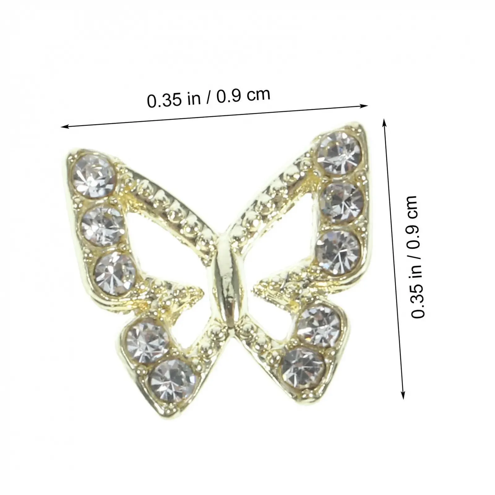 Украшения для ногтей Бабочки Healeved, 20 шт., фото №7