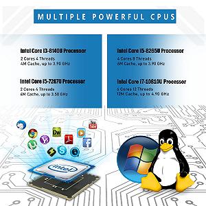 Mini ПК HISTTON Firewall Router RS232 COM/HD-MI 6 NIC 2.5GbE Core i3-8140U 8GB DDR4 128GB SSD synthetic.ua - Фото 1