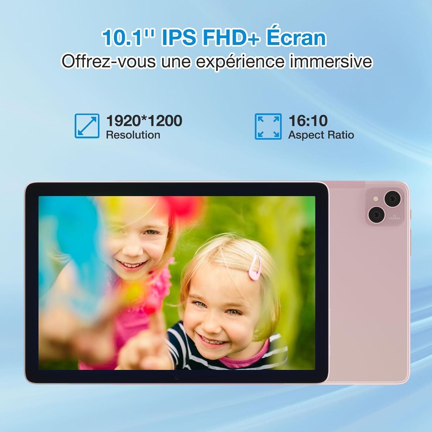 Планшет 10.1" Full HD DOOGEE T10 PRO 8+7/256Gb 4G 2-SIM 8 ядер Android 12 8580 mAh Рожеве золото, фото №5