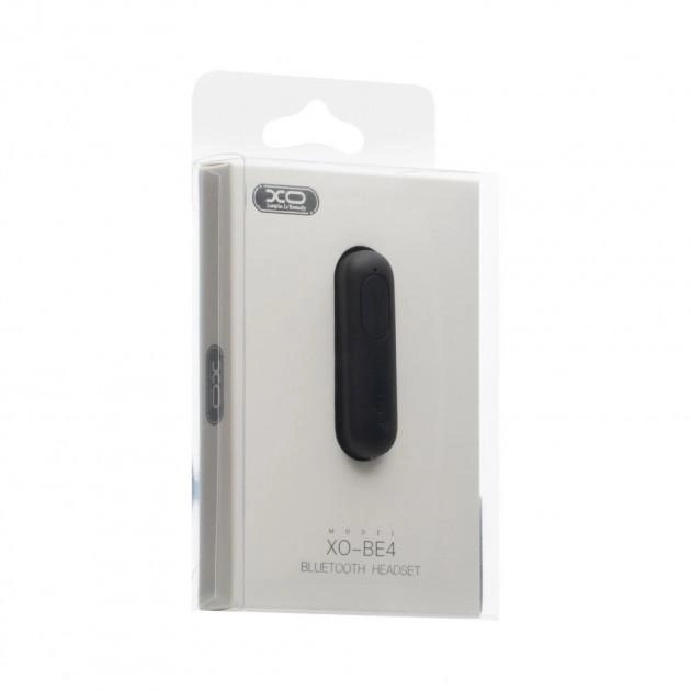 Bluetooth-гарнітура XO BE4 Bluetooth earphone Black, фото №2 Bluetooth-гарнітура XO BE4 Bluetooth earphone Black, фото №2