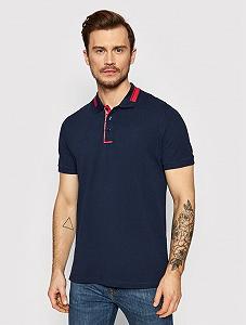 Поло JJCUT POLO SS 12200444 Blazer-Fit:Standard fit Jack&Jones Темно-синій S synthetic.ua - Фото 1