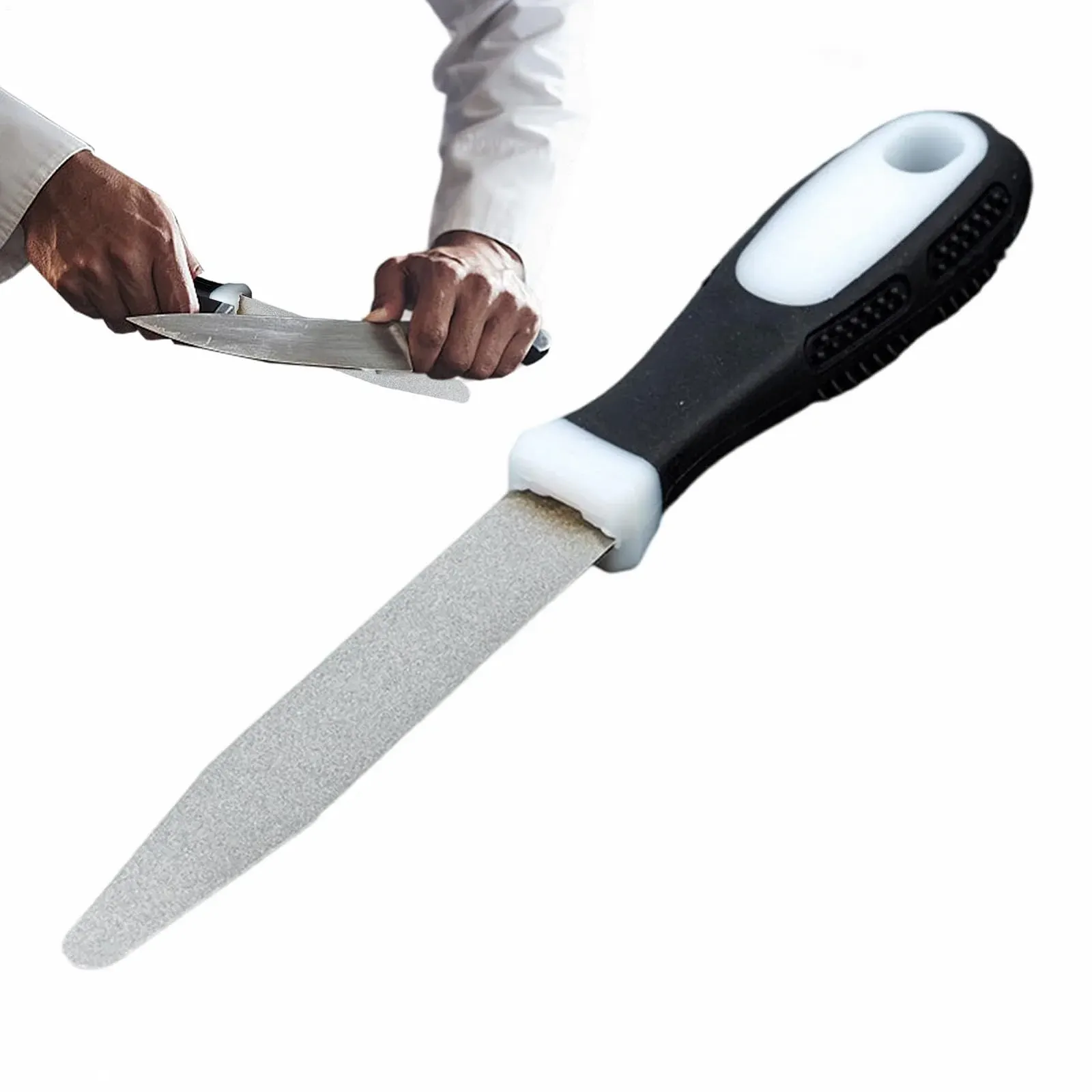 Точильний камінь двосторонній для мачете ергономічний нековзний для дому та саду, фото №9