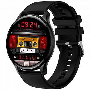 Смарт-часы LEMFO HK89 силиконовый ремешок Black 16722 - Фото 1