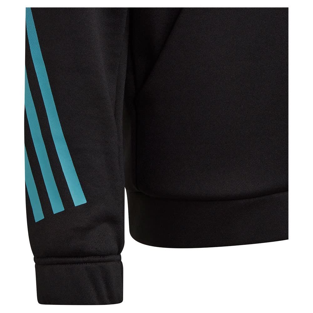 Толстовка adidas детская Train Icons Aeroready 3-Stripes с капюшоном, фото №3