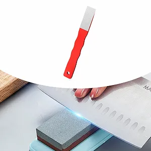 Точилка для ножів KESOTO 220 грит Міні Червоний synthetic.ua - Фото 1