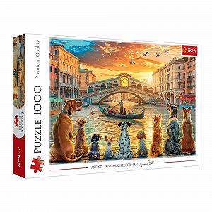 Пазл Trefl Dogs in Venice 1000 деталей - Фото 1