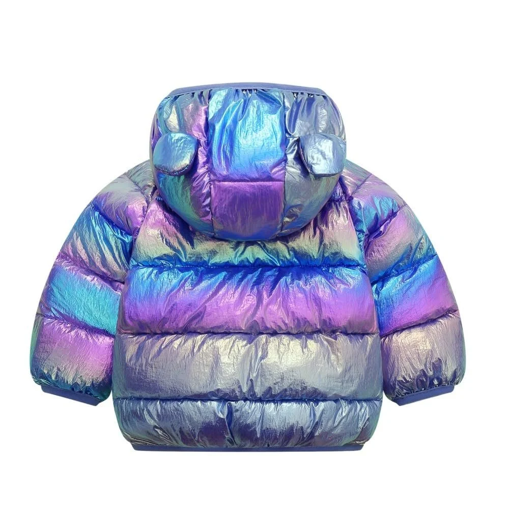 Зимове пальто JiAmy для дітей, зимова куртка для дівчаток з капюшоном, фото №6