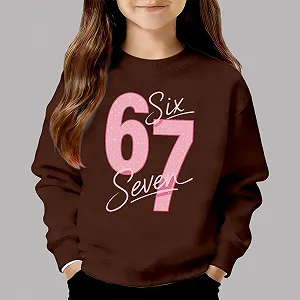 Детская Толстовка для Мальчиков, Детский Свитшот, Лонгслив для Мальчиков, Повседневный Пуловер, Свитшот с принтом 67, Лонгслив для прохладных дней, Пуловер, Лонгслив, Худи synthetic.ua - Фото 1