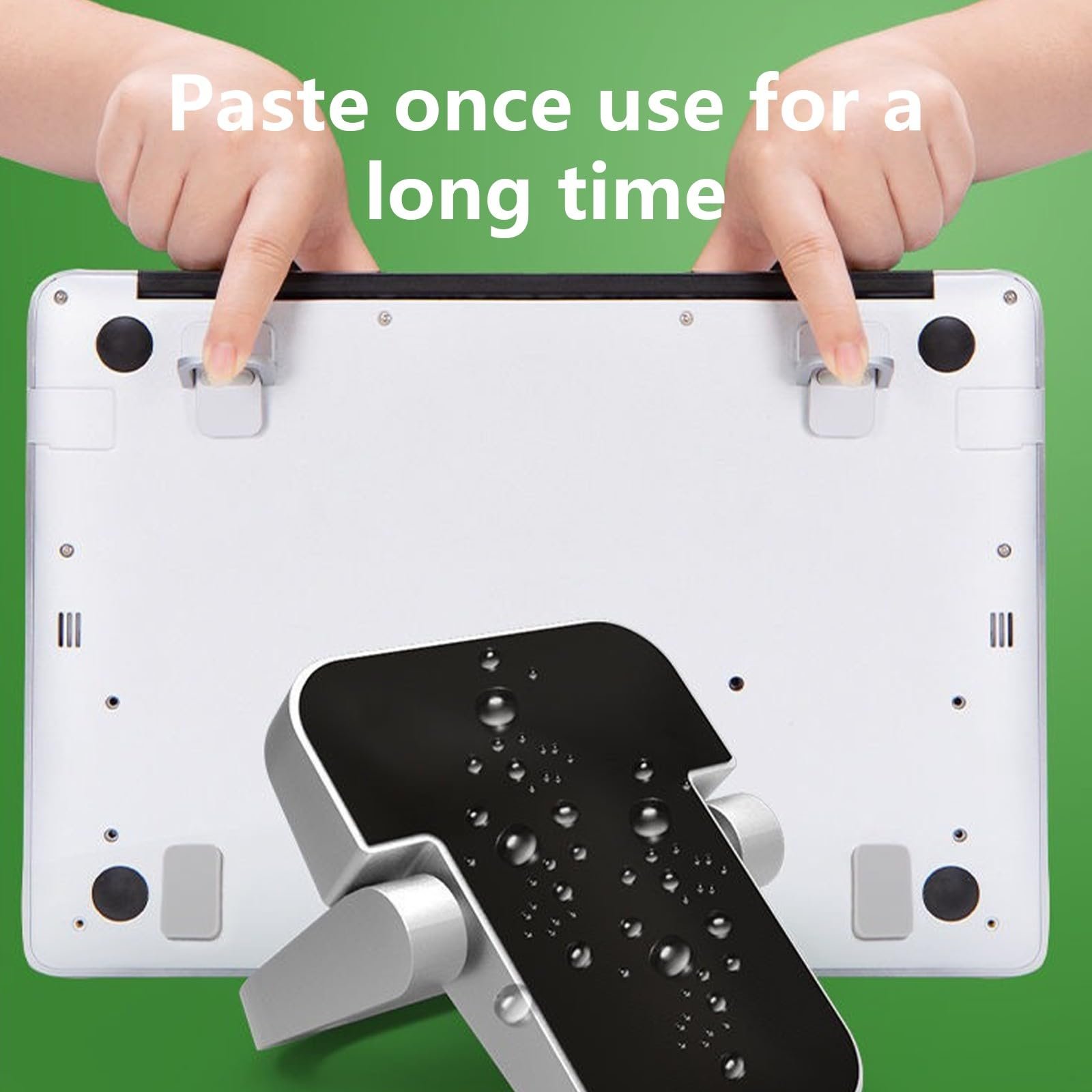 Подставка для ноутбука портативная 2 шт. Aluminium Alloy Foldable Laptop Lift для стола с самоклеящимися ножками, фото №3 Подставка для ноутбука портативная 2 шт. Aluminium Alloy Foldable Laptop Lift для стола с самоклеящимися ножками, фото №3