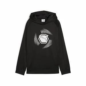 Толстовка PUMA Active Sports Graphic Poly Hoodie B для мальчиков (1 шт. в упаковке) - Фото 1