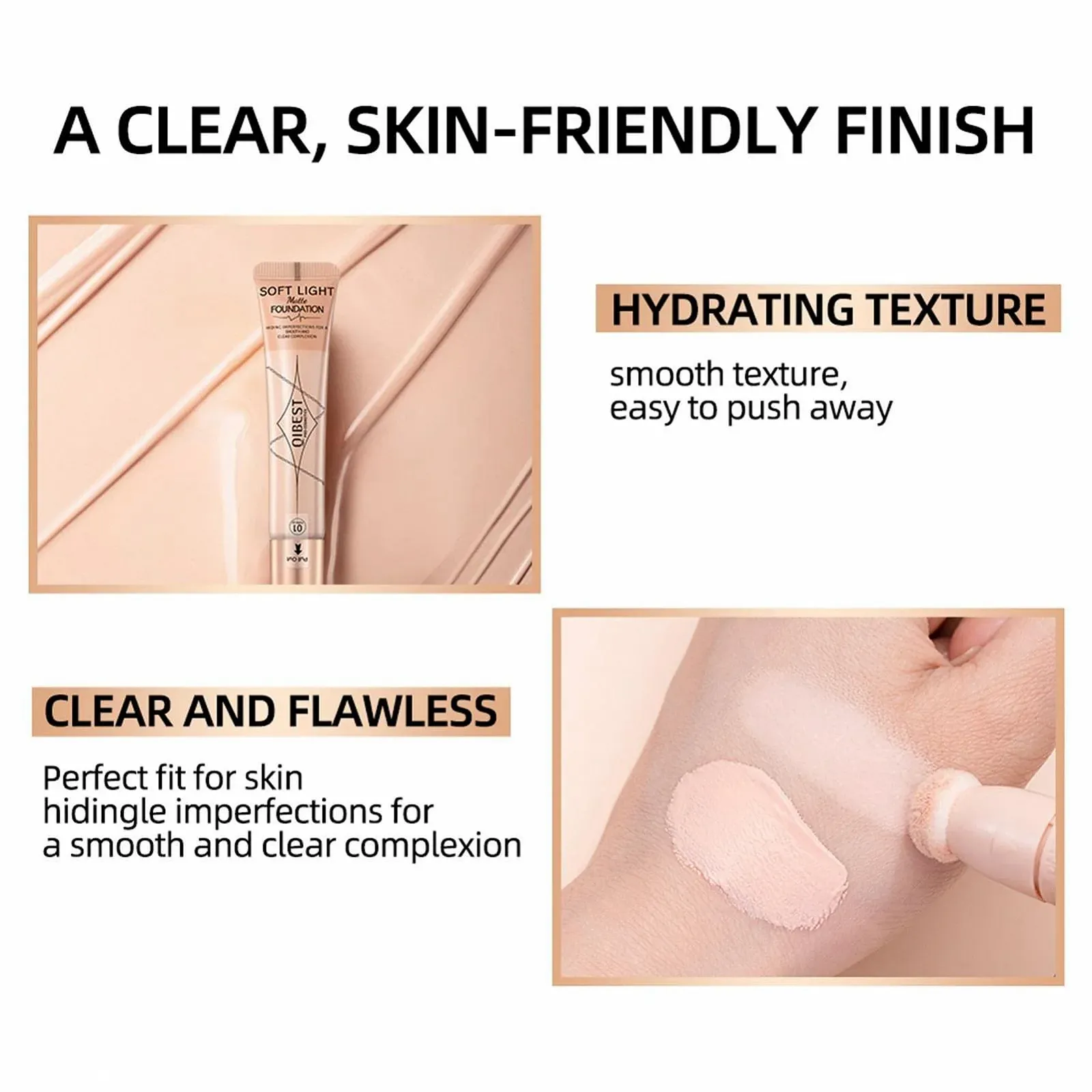 Консилер Lingjiong Водостійкий для темних кіл під очима, багатофункціональний, легкий, повне покриття, стійкий, фото №5 Консилер Lingjiong Водостійкий для темних кіл під очима, багатофункціональний, легкий, повне покриття, стійкий, фото №5