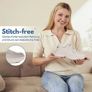 Кросівки Ortho+rest жіночі діабетичні з натуральної шкіри для ходьби з широким носком ціна на synthetic.ua - Фото 1 Кросівки Ortho+rest жіночі діабетичні з натуральної шкіри для ходьби з широким носком synthetic.ua - Фото 1