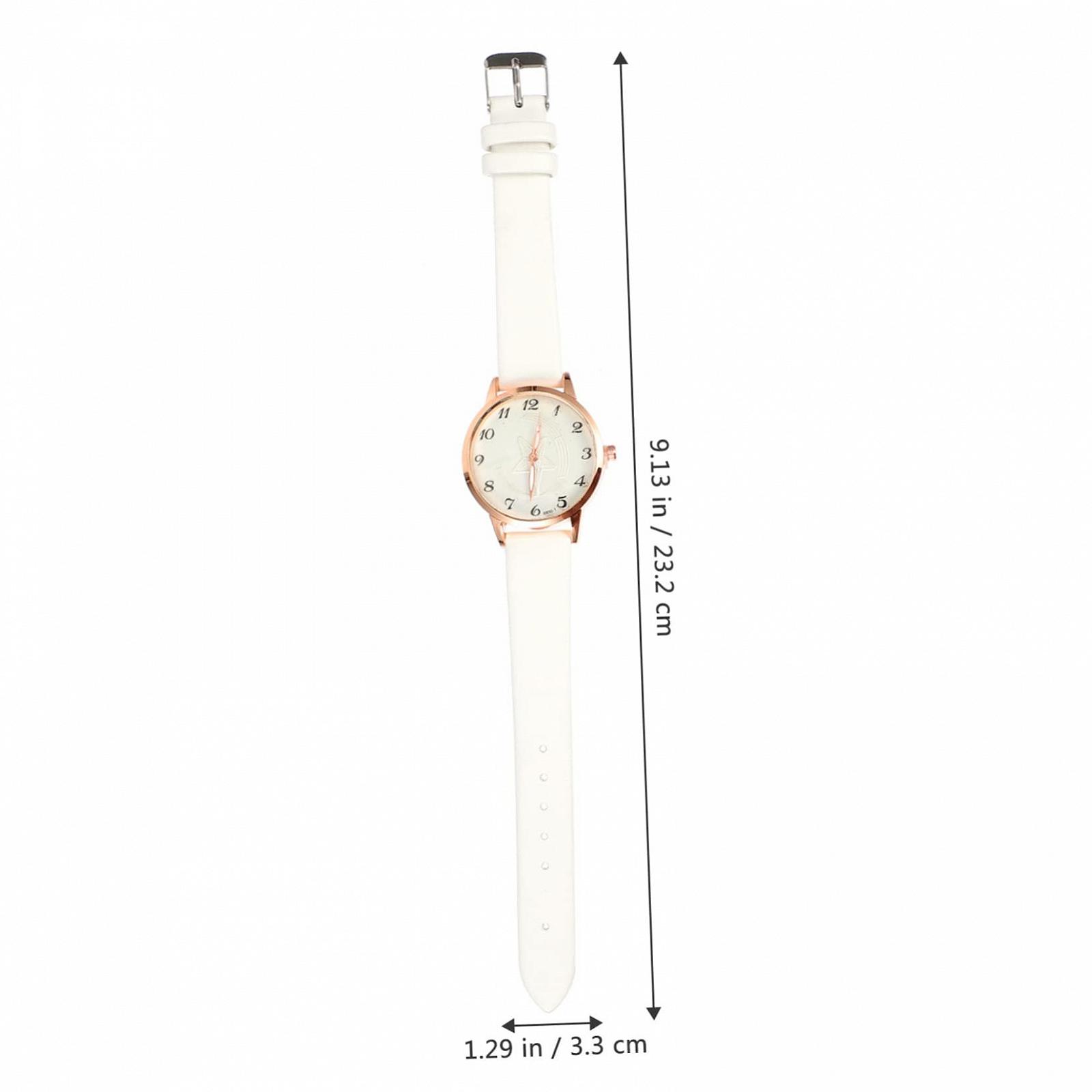 Часы женские OATIPHO Золотой Золотые Часы для девочек Тонкий Ремешок Цифровой Золотой Автоматический Браслет Женский Белая Pu-Кожа, фото №8 Часы женские OATIPHO Золотой Золотые Часы для девочек Тонкий Ремешок Цифровой Золотой Автоматический Браслет Женский Белая Pu-Кожа, фото №8