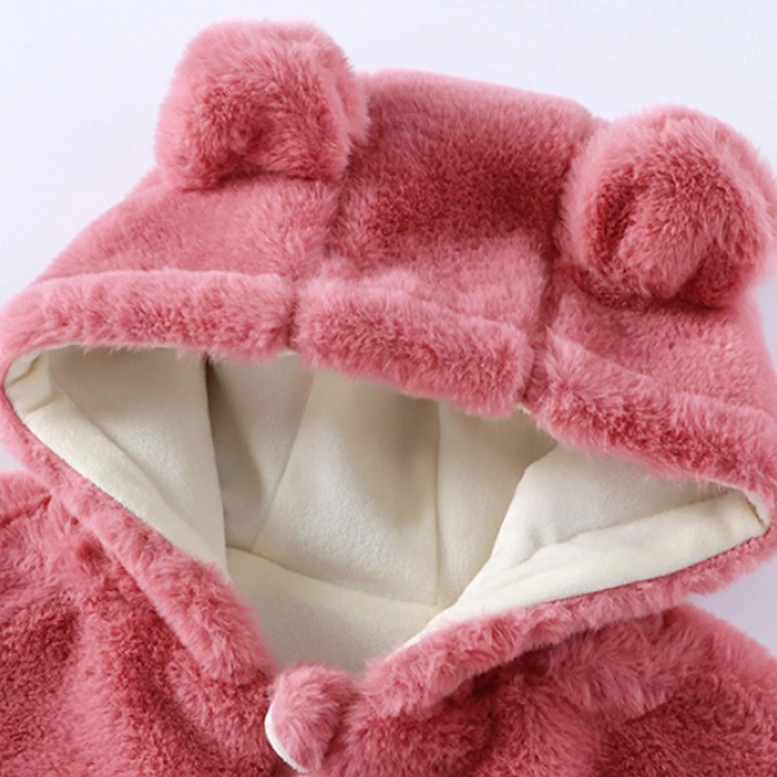 Софтшел куртка для дівчинки, зимова куртка з капюшоном та вушками, фото №4 Софтшел куртка для дівчинки, зимова куртка з капюшоном та вушками, фото №4