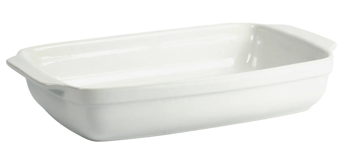 Форма для запекания Crealys 512729 прямоугольная керамическая 31 x 18.5 x 5.5 см белая, фото №1 Форма для запекания Crealys 512729 прямоугольная керамическая 31 x 18.5 x 5.5 см белая, фото №1
