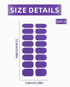 Наклейки для ногтей Nail Stickers 10 листов 160 шт. Блестящие Самоклеящиеся synthetic.ua - Фото 1