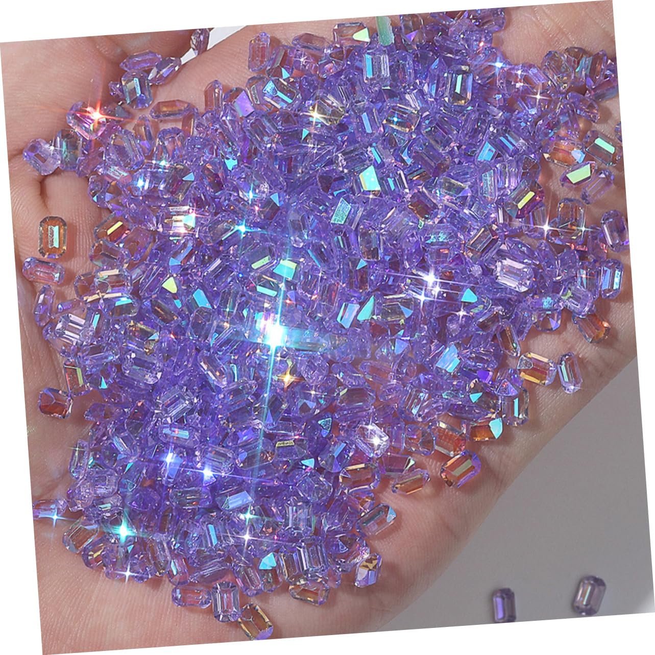 Стразы для ногтей Healvian, разноцветные плоские бриллианты, фото №4