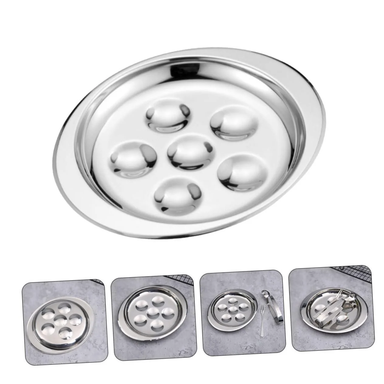 Форма для запекания улиток SOIMISS нержавеющая сталь, фото №9