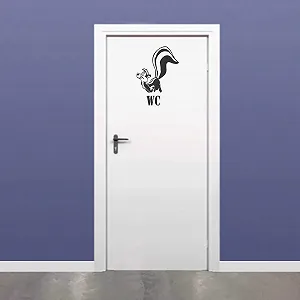 Наклейка на стіну Indigos UG Скунс Декор для кухні та вітальні - Фото 1