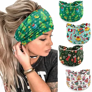 Набор рождественских повязок на голову (4 шт.) - Фото 1