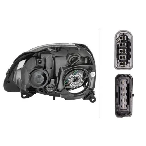 Основная фара HELLA 1DL 008 461-801 для RENAULT, правая, фото №2