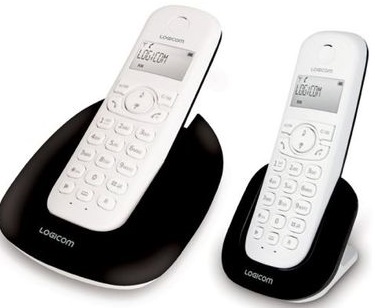 Стаціонарний телефон Logicom Manta 350 NOIR, фото №1