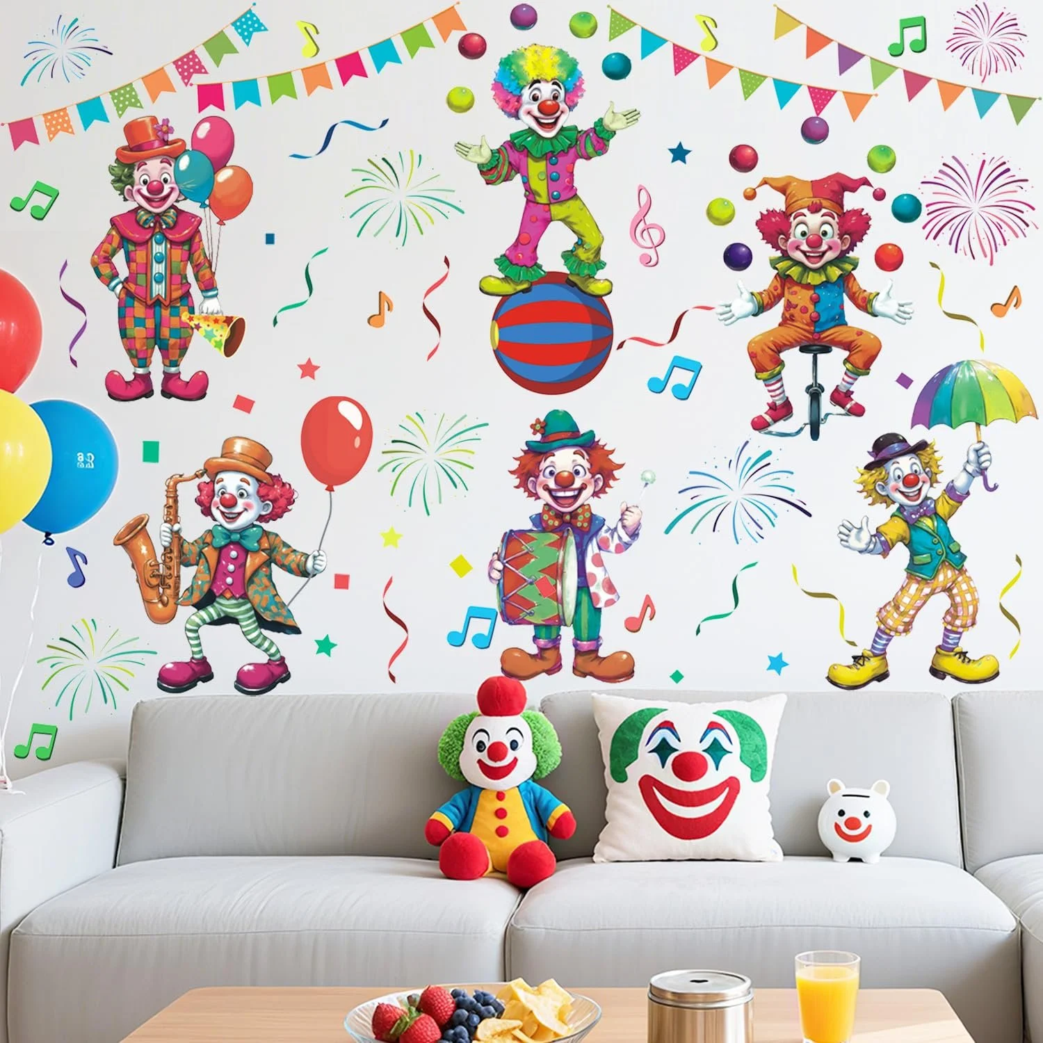 Наклейка для стін HPNIUB Carnival ПВХ 100 x 30 см, фото №5