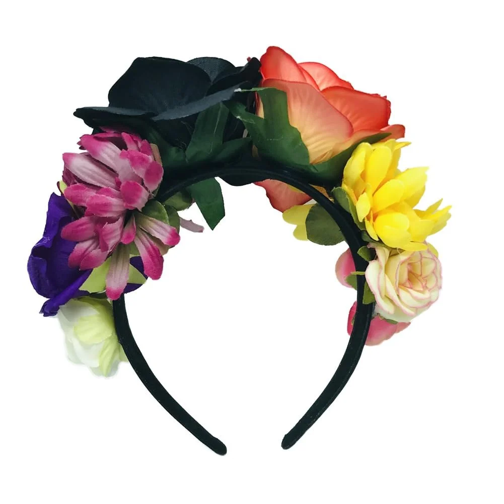 Обруч для волосся Квітка мексиканської троянди, фото №3