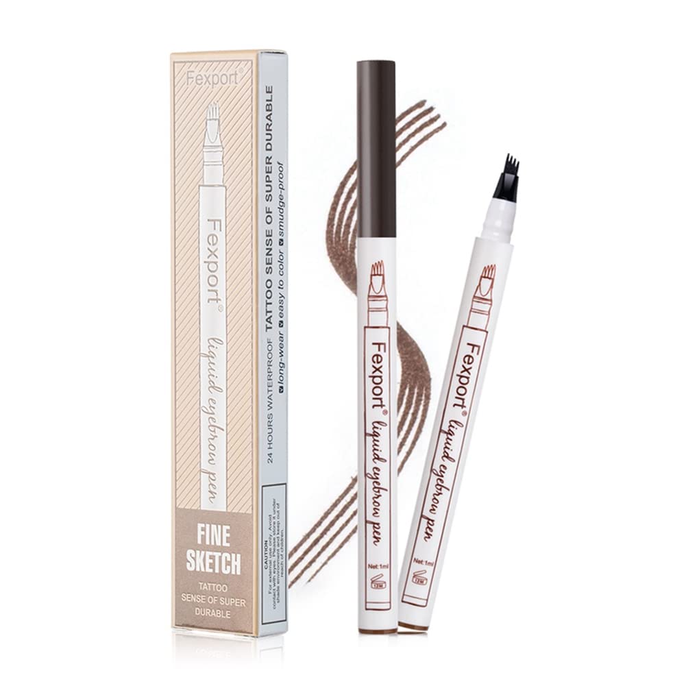 Рідкий олівець для брів 3 кольори Водостійкий Стійкий (01 Chestnut), фото №1 Рідкий олівець для брів 3 кольори Водостійкий Стійкий (01 Chestnut), фото №1