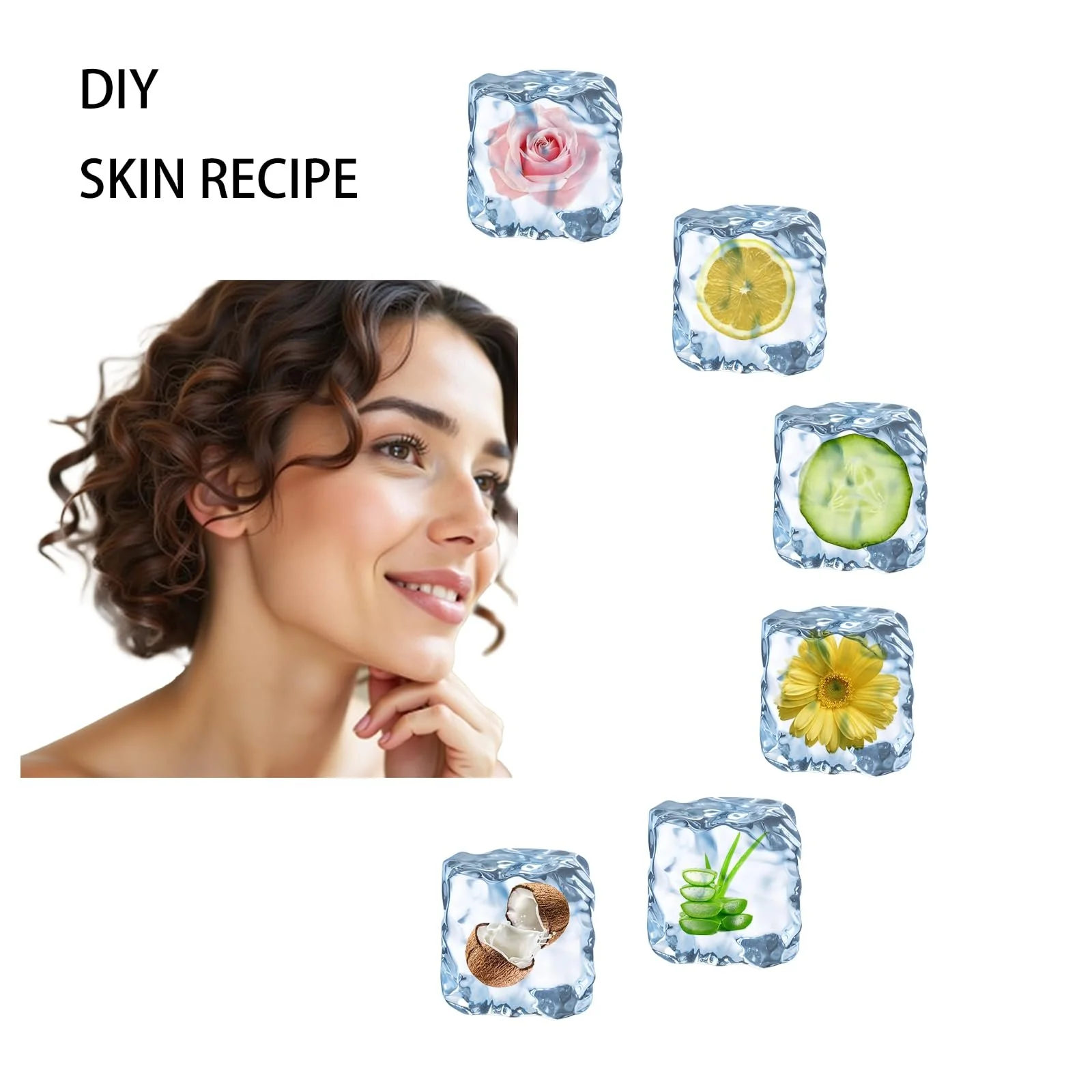 Ролик для обличчя крижаний YHDVOYAG силіконовий багаторазовий для обличчя та очей, фото №4