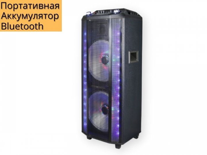 Портативна колонка XPro CH-7212 валіза 60Вт USB, SD, FM радіо, Bluetooth, 1 радіомікрофон, ДУ (9264bae8), фото №1
