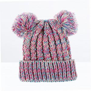 Шапка WRITWAA В'язана з помпоном для дівчинки, тепла зимова synthetic.ua - Фото 1