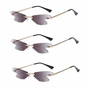 Сонцезахисні окуляри PACKOVE 3 Libellenf для жінок Без оправи - Фото 1