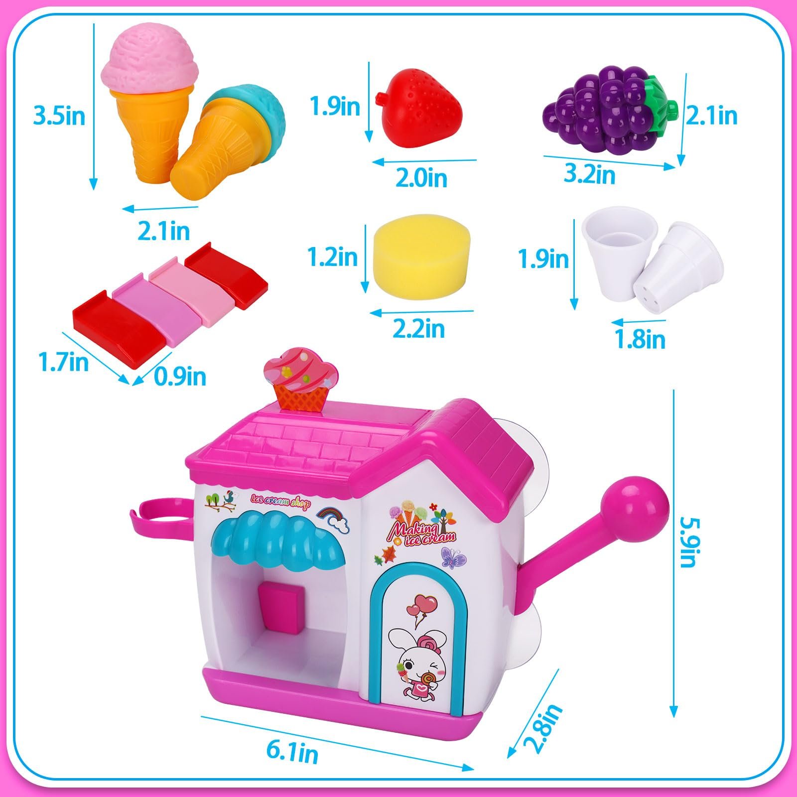 Іграшка для ванни Льодогенератор для малюків 1-5 років, фото №7